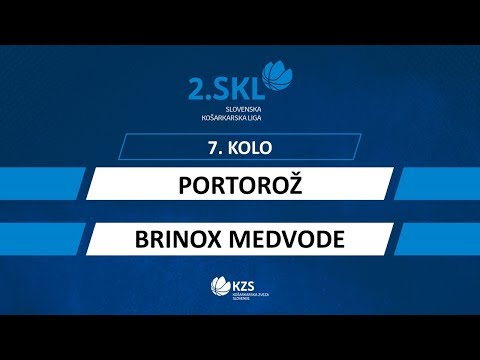 Portorož : Brinox Medvode - 7. kolo - 2. SKL za moške - Sezona 2019/20 - 1/2