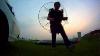 preview picture of video 'The engine stopped @Muaklek : Thailand PPG Siam Paramotor พารามอเตอร์'