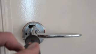 How to stop toddlers and pets from opening lever door handles