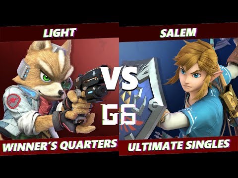 Glitch 6 SSBU -  Light (Fox) VS  Liquid MVG | Salem (Link) Smash Ultimate Winner's Quarters
