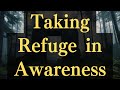 Taking Refuge in Awareness #yourmonkhaku #buddhism #motivation #mindfulness #spirituality