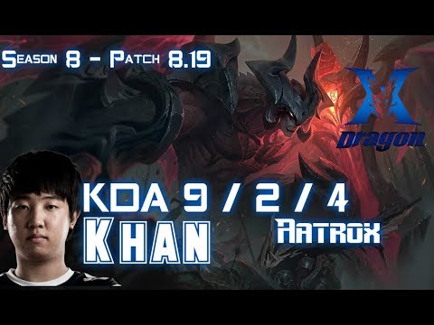 KZ Khan AATROX vs GAREN Mid - Patch 8.19 KR Ranked