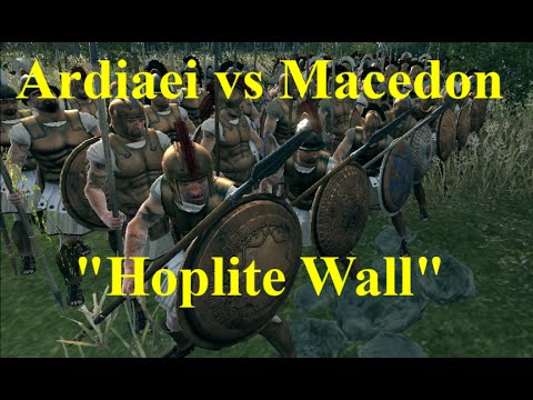 Total War: Rome II - Ardiaei vs Macedon "Hoplite Wall"