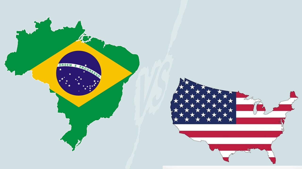 Brazil is bigger than the United States!!
