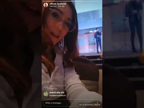 Instagram live with Fara Hezel