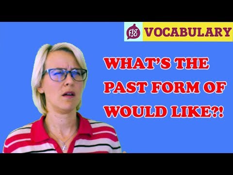1 perc angol - What's the past form of would like?!