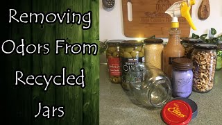 Removing Odors From Recycled Jars