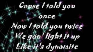 Dynamite - Taio Cruz - ( Onscreen Lyrics )