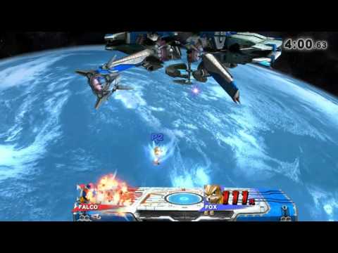 Falco vs Fox- Super Smash Bros Wii U (for glory)