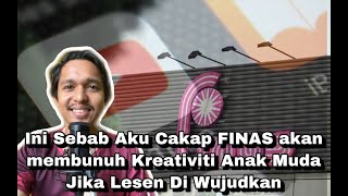Lesen FINAS Akan membunuh Kreativiti Anak Muda Jika Dilaksanakan (Youtube, Tiktok dan Instagram)