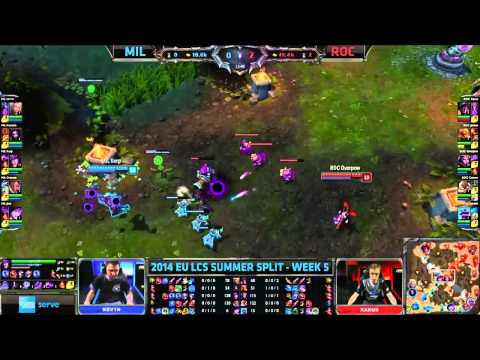 MIL vs ROC   LCS EU W5D1   Millenium vs ROCCAT VOD