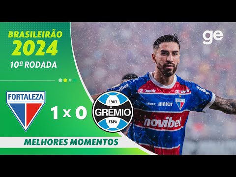 Gols e lances de Fortaleza x Grêmio