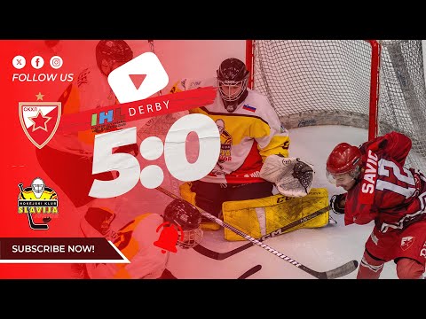 SKHL Crvena zvezda  -  HK Slavija 5:0 - CELA UTAKMICA