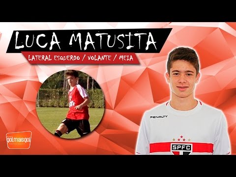 Luca Matusita Rogetta - Lateral Esquerdo / Meia / Volante - www.golmaisgol.com.br