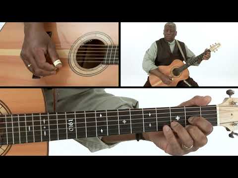 Blues Guitar Lesson - The Piedmont Roll - Rev. Robert Jones