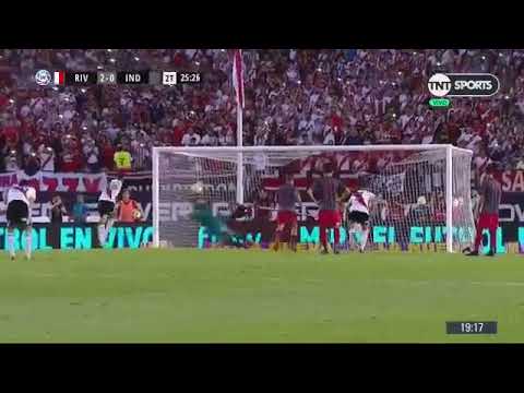 Gol de penal de Scocco a Independiente