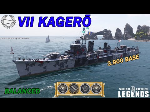KAGERO - Torpedo Nachladezeit verringert - World of Warships Legends