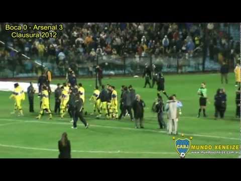 Boca 0 - Arsenal 3 /Clausura 2012