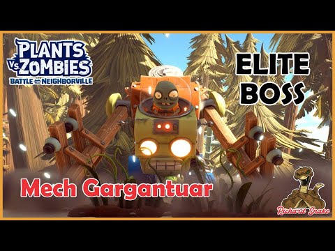 PvZ 3: Battle for Neighborville Garden Ops Mech Gargantuar Elite Boss Gameplay