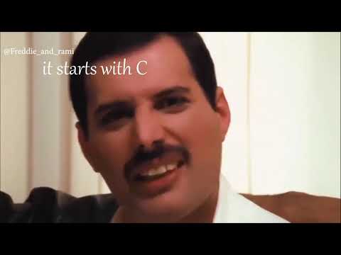 learn the alphabet with Freddie Mercury