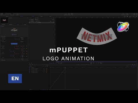Animating single and multiple mesh logotypes in Apple Motion - mPuppet FCPX & Apple Motion Plugin