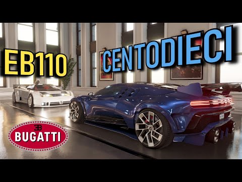 The Crew 2: Bugatti CENTODIECI vs Bugatti EB110 Super Sport