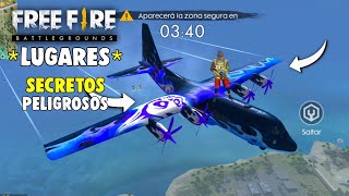 NUEVO* 3 LUGARES SECRETOS Y PELIGROSOS EN FREE FIRE😵- ESCONDITES EN FREE FIRE