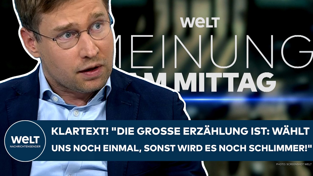 DEUTSCHLAND: "Die große Erzählung ist: Wählt uns noch einmal, sonst wird es noch schlimmer!"