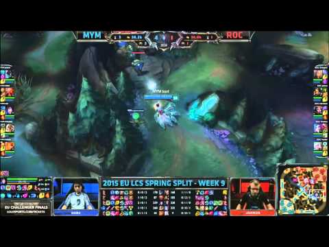 MYM vs ROC   LCS EU 2015 Spring W9D2   MeetYourMakers vs Roccat VOD