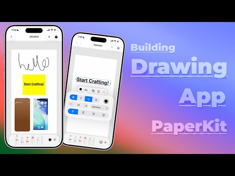 Building a Drawing App in SwiftUI with PaperKit | PencilKit Tools | Draw, Edit Text & Add Images