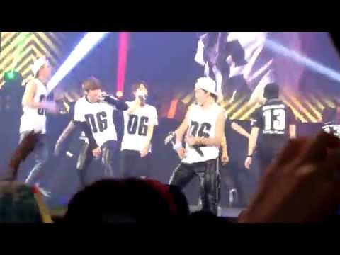 150308 BTS Live Trilogy in Taipei TRB Suga 慘遭倒水