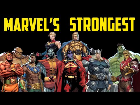 Marvel’s Strongest Heroes Ranked by pure Physical Strength #marvel #hulk #spiderman #thor #avengers 