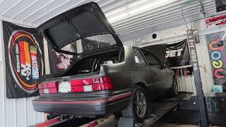 1988 Dodge shadow es ! 560 Whp and 511 Wtq ! Dohc lotus designed Turbo3 swapped on 37 Psi!
