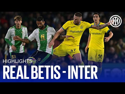 BETIS 1-1 INTER | HIGHLIGHTS ⚫🔵🇬🇧
