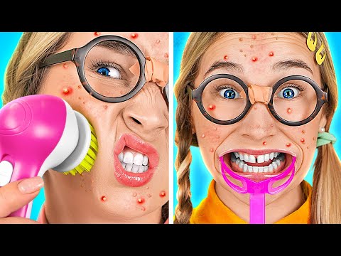 TRANSFORMAÇÃO TOTAL COM TRUQUES & DISPOSITIVOS || Segredos De Beleza Do TikTok, Por 123 GO!