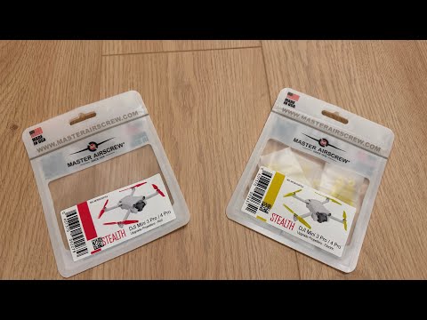 Master Airscrew Stealth Props VS DJI Mini 4 Pro OEM Props