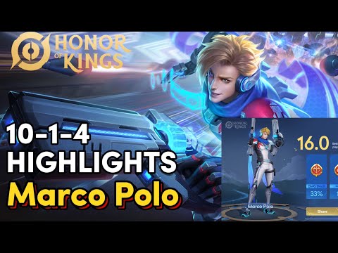 1 vs 5 TOP GLOBAL MARCO POLO HIGHLIGHTS MOMENT | Honor of Kings gameplay