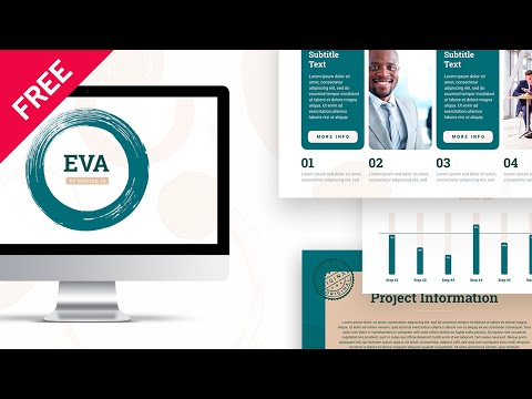 "EVA" Free PowerPoint template