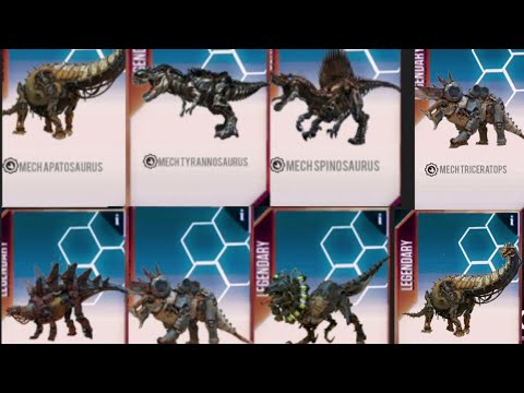 NEW RARITY!!! ROBOT MECH DINOSAURS COMING SOON TO JURASSIC WORLD THE GAME NEW DINOSAURS CONFIRMED