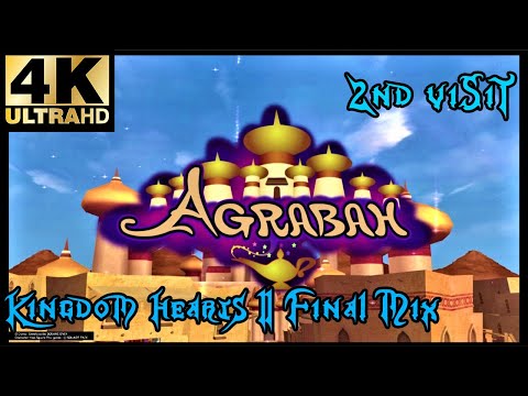 Kingdom Hearts II: Final Mix - Agrabah (Critical Mode) *2nd Visit* [4K]