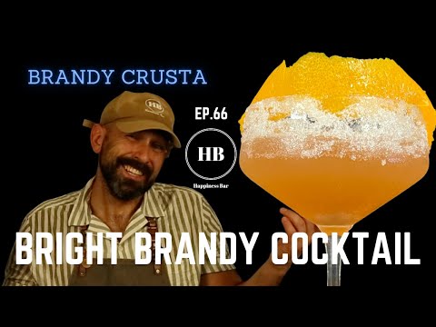 Shake up this Bright Brandy Cocktail! The Brandy Crusta Recipe