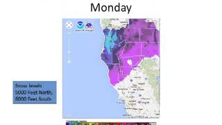 Cold Front Bringing Rain to Northwest California Monday