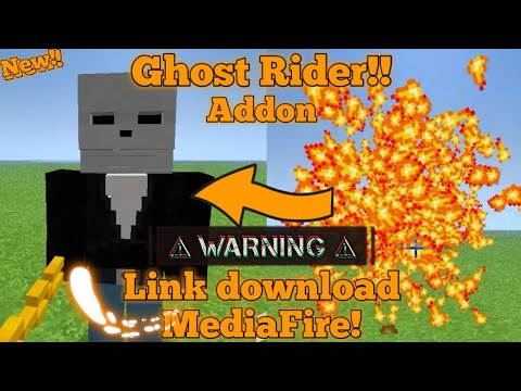 PandZ_ Addon: Ghost Rider in Minecraft! Download Now