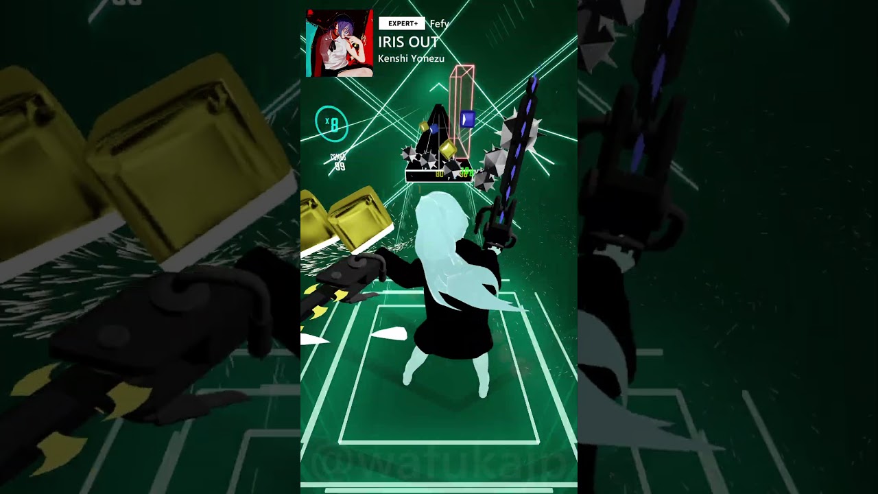 IRIS OUT / 米津玄師  [BeatSaber/CustomMap(創作譜面)] #chainsawman #チェンソーマン