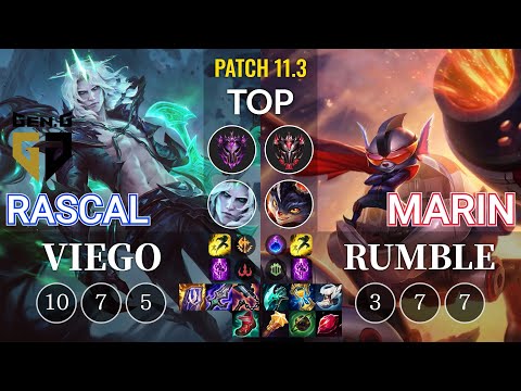 GEN Rascal Viego vs MaRin Rumble Top - KR Patch 11.3
