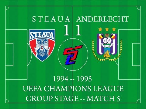 Steaua 1-1 Anderlecht (1994/1995 UCL R2)