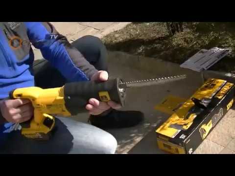 DeWalt akumuliatorinis tiesinis pjūklas DCS380N-XJ be akumuliatoriaus ir kroviklio video