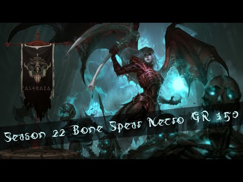 🍀Diablo 3 │ S22 │ Bone Spear Necro │ GR 150