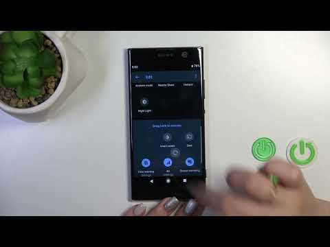 How to Rearrange the Control Panel Tiles on SONY Xperia XA2