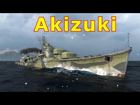 World of WarShips Akizuki - 4 Kills 178K Damage